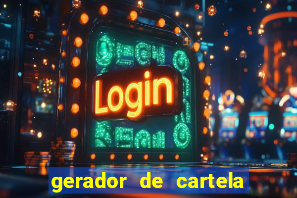 gerador de cartela de bingo